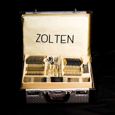 CUTLERY SET D279GS 128PC ZOLTEN PC