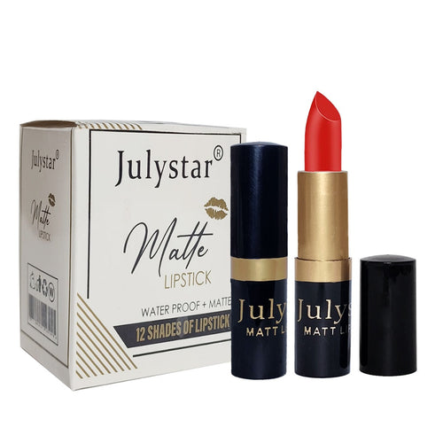 Julystar - 12pcs Matte Lipstick Box