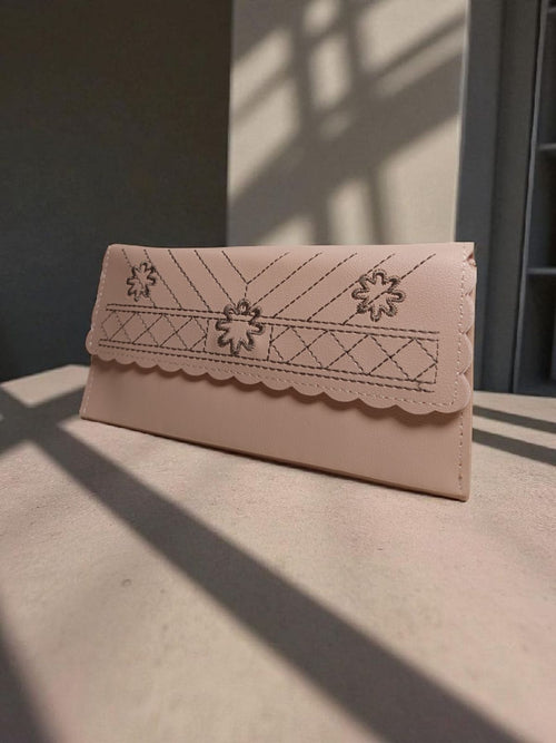 The Original - Women Wallet Pink With Pom Pom Keychain