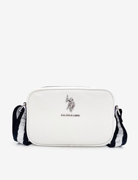 U.s. Polo Assn. Classic Zip Crossbody Bag Snow White