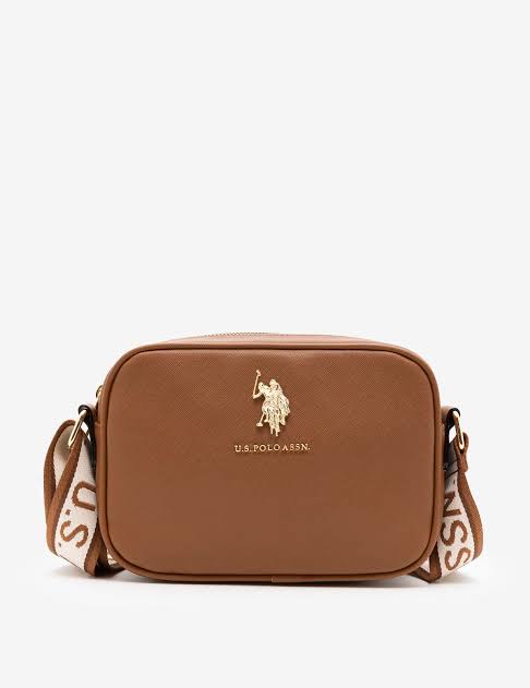 U.s. Polo Assn. Classic Zip Crossbody Bag Dark Brown