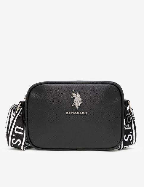 U.s. Polo Assn. Classic Zip Crossbody Bag Black