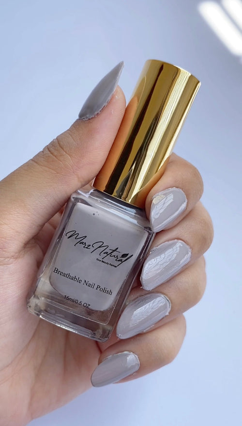 Ecomdyno - Grey - Breathable Nail Polish