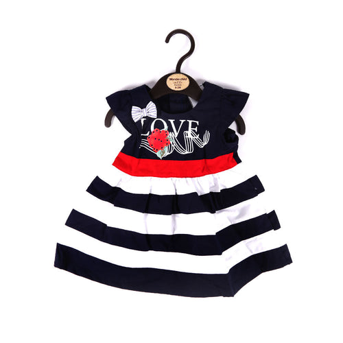 GIRLS S/S 2PC FROCK MS-02 3-6M 115-001 115-003 115-004 THAI