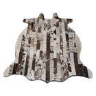 Cow Skin Patchwork Rug 3x5 ft