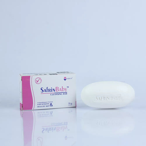 Safrin - Safrin Baby Cleansing Bar Neutral Ph Soap 75gm