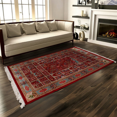Supreme Fine Persian Silk Rug 5X8 Ft