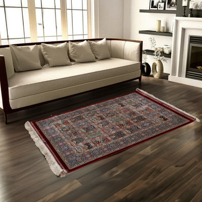 Supreme Fine Persian Silk Rug 3X5 Ft
