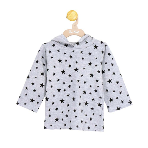 LONG SLEEVE T-SHIRT WITH HOOD 7527