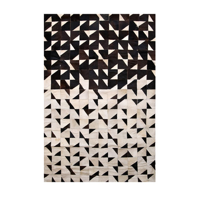 Cow Skin Patchwork Rug 4X6 ft