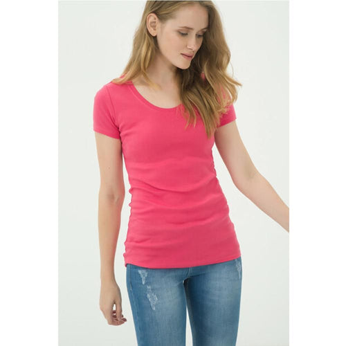 Koton Women Clothing Kadın Mercan T Shirt