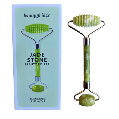 Beauty Fridge Original Natural Jade Stone Facial Roller For Skin Lifting / Sculpting