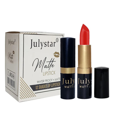 JulyStar - 12pcs Matte Lipstick Box