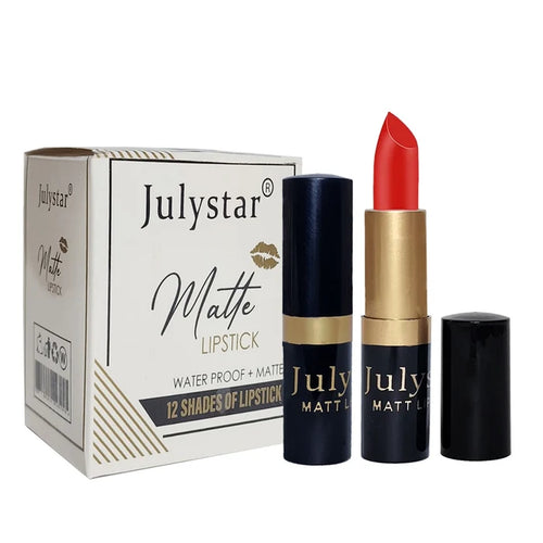 JulyStar - 12pcs Matte Lipstick Box