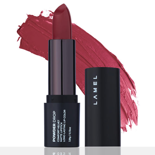 Lamel Lipstick Powder Drop №404 Rose Wood