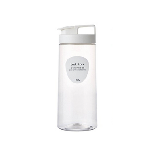 LOCK & LOCK EDGE GRIP BOTTLE WHITE LLHAP813WHT 1.2LTR