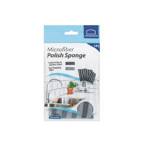 LOCK LOCK MICROFIBER POLISH SPONGE WEL029GY BASIC