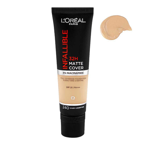 L'oreal Paris - Infallible 32h Matte Cover Foundation - 240 Warmundertone 30ml