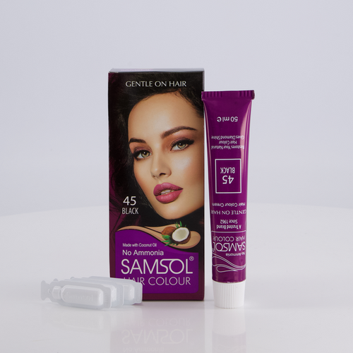 Samsol Hair Colour 45 Black 50ml Large
