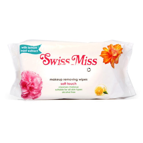 Swiss Miss- Makeup Remover Wipes With Lemon Mint Extract