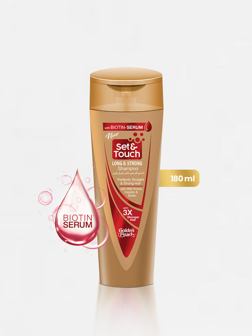 Set And Touch Long And Strong Shampoo 180ml