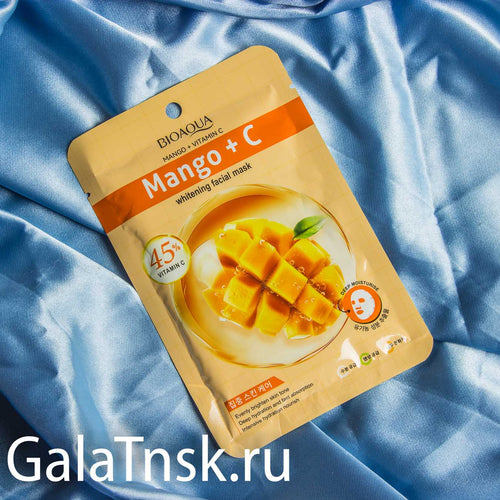 Bioaqua - Face Mask With Vitamins Mango + Vitin C