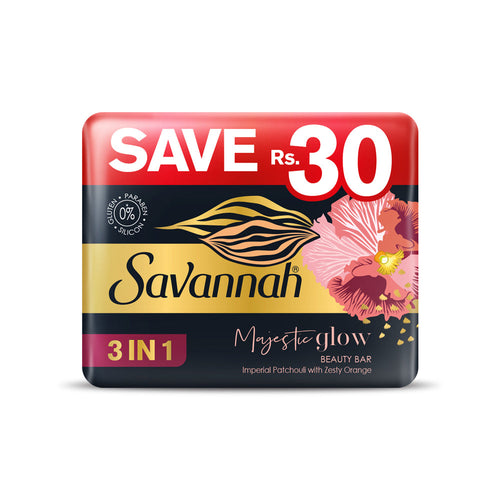 Savannah - Trio Pack Glow Bar Soap 3x125 Gm