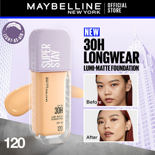 Maybelline New York - Super Stay Up To 30hr Lumi Matte Foundation - 120