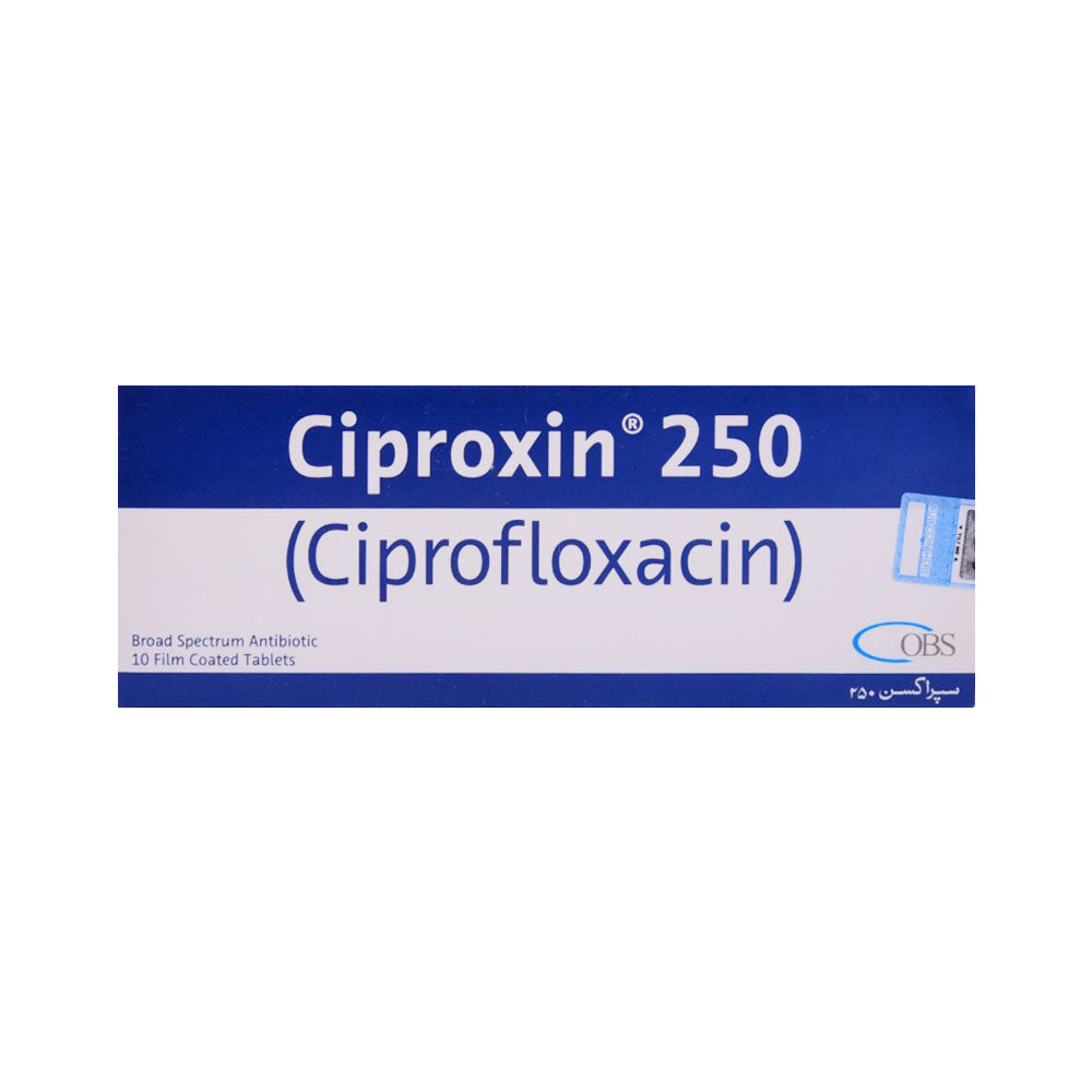 CIPROXIN 250MG TAB