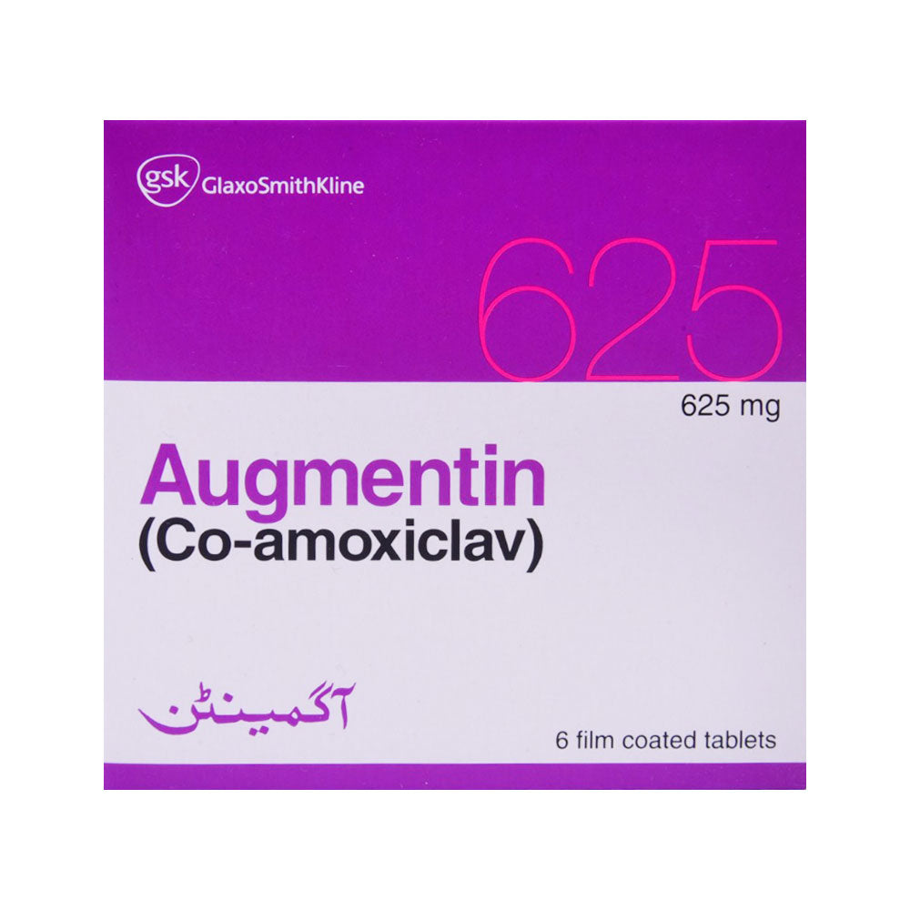 AUGMENTIN 625MG TAB 6S