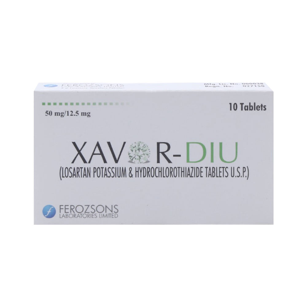 XAVOR DIU 50MG TAB