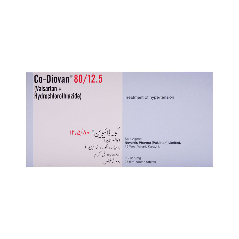 CO DIOVAN 80/12.5MG TAB