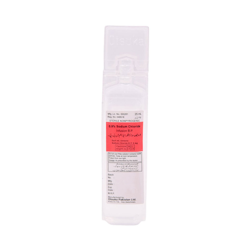 N SALINE 25ML OTSUKA INJ