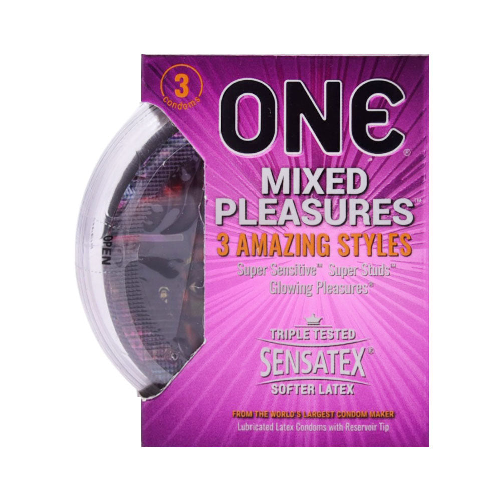 CONDOM ONE MIXED PLEASURE (3S)