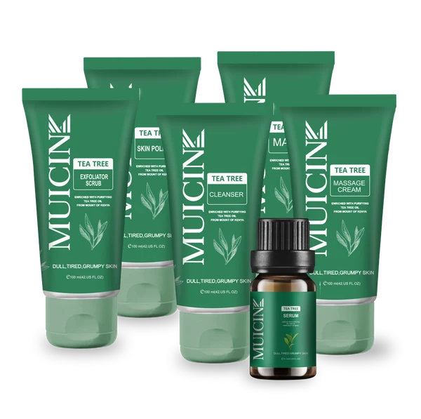 MUICIN - Tea Tree Clear & Clean Facial Kit - 6 Steps