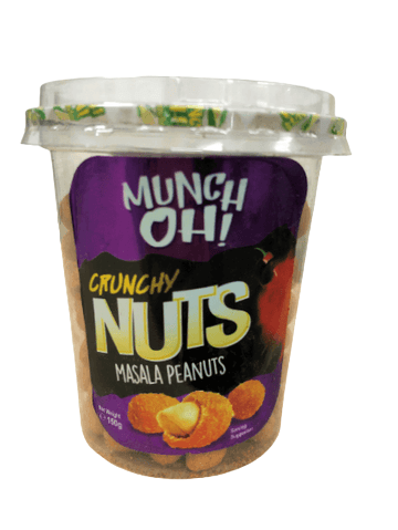 MUNCH OH CRUNCHY NUTS MASALA PEANUTS 150GM