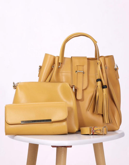 Rangoon - Mustard 3 Pieces Handbag