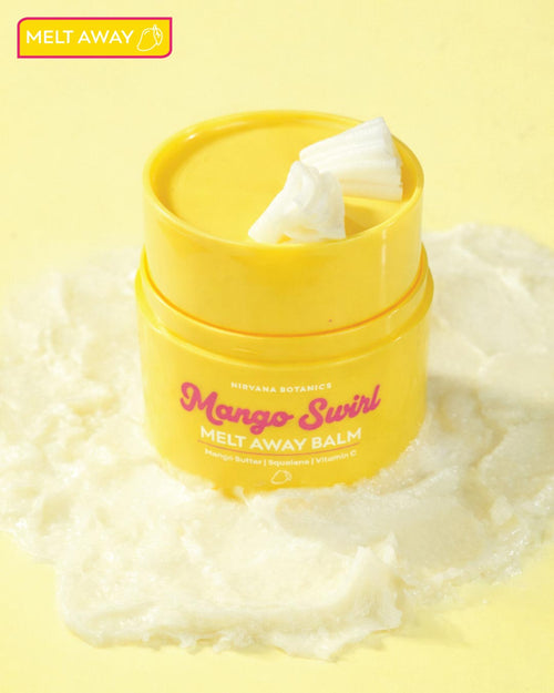 Nirvana Botanics - Mango Swirl Melt Away Cleansing Balm, 50 Gm