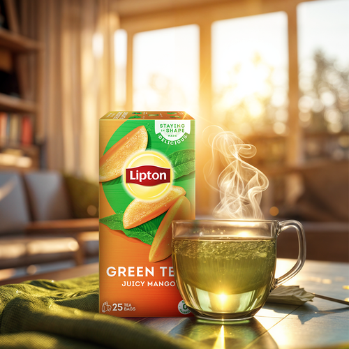 LIPTON GREEN TEA MANGO 25BAGS