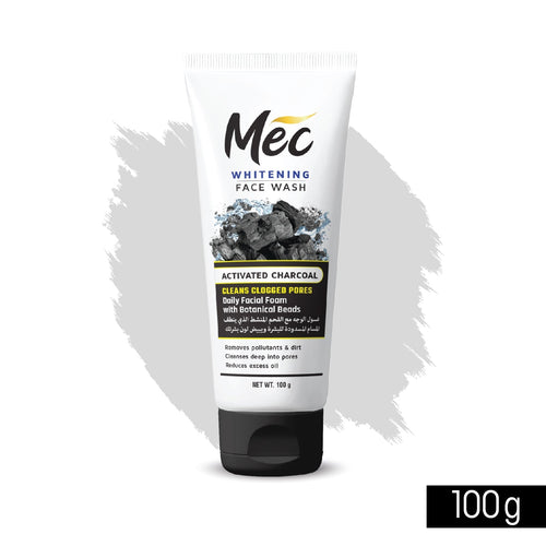 Mec - Whitening Activated Charcoal Face Wash 100ml