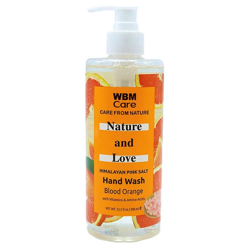 Wbm - Nature And Love Hand Wash (blood Orange) - 400 Ml