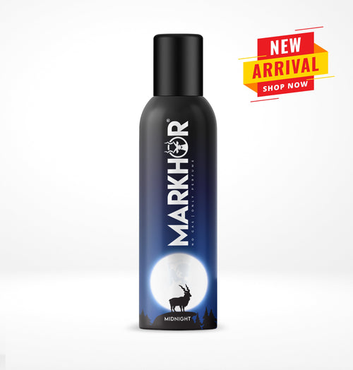 English Cares - Markhor Body Spray Mid Night (non-gas)