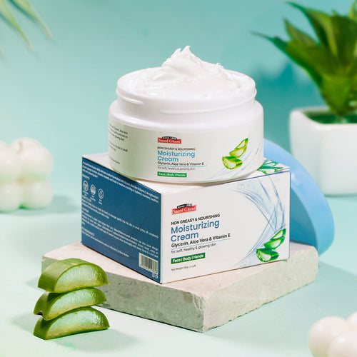Saeed Ghani - Oil-free Moisturizing Cream With Glycerin, Aloe Vera, & Vitamin E - 60gm