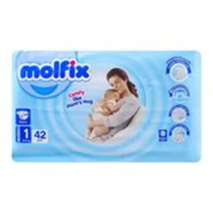 Molfix Baby Diapers Twin Pack Newborn Size 1 (2–5 kg) 42 Pcs
