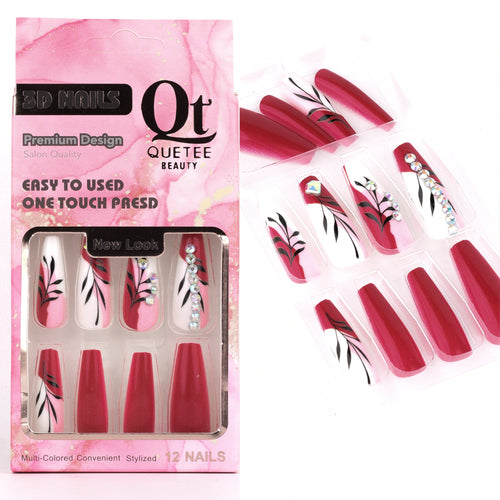 Quetee Beautee - Nails 12pc