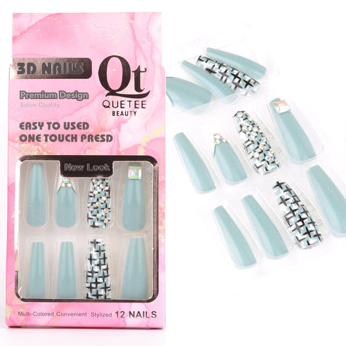 Quetee Beautee - Nails 12pc