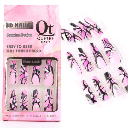 Quetee Beautee - Nails 12pc