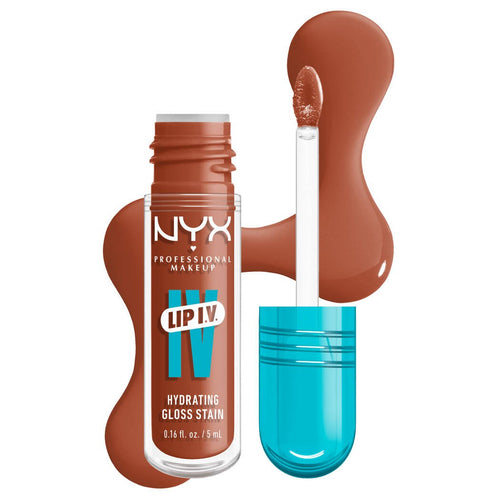 Nyx Professional Makeup -lip I.v. Hydrating Lip Gloss Stain - Caramel Drip