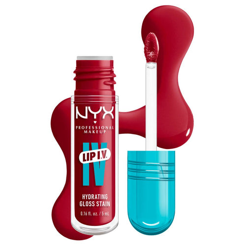 Nyx Professional Makeup -lip I.v. Hydrating Lip Gloss Stain - Red-y Set Wet