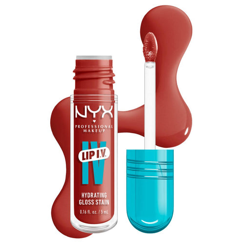 Nyx Professional Makeup -lip I.v. Hydrating Lip Gloss Stain - Burst That Tang